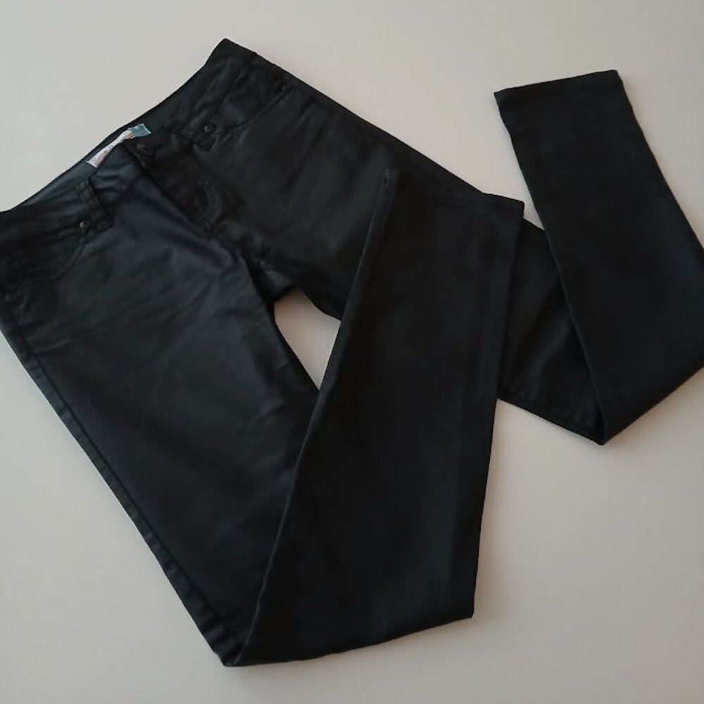 Vintage Havana Black Wax Treated Jeans - girls size 12